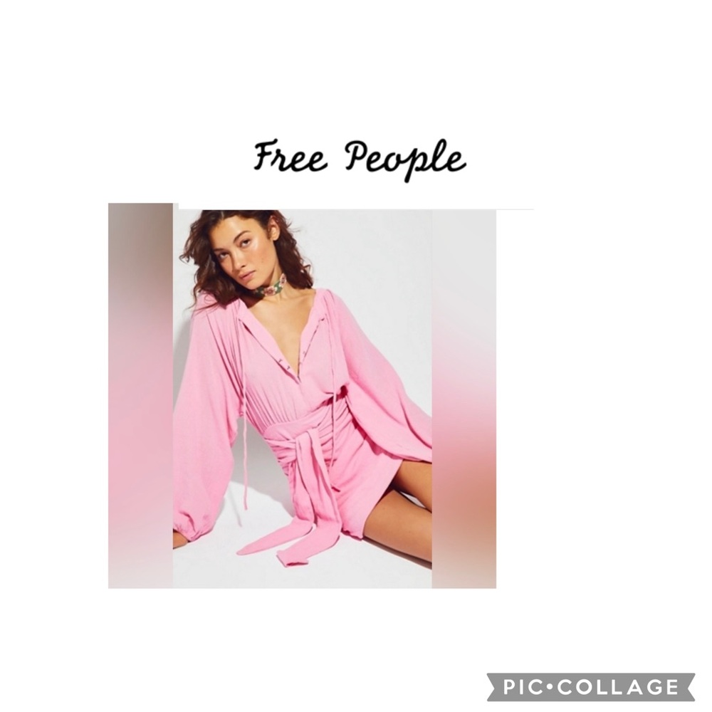 NWOT Free People The Only One Mini Dress
Size Small Pink
Ruched fitted bottom - Picture 8 of 8